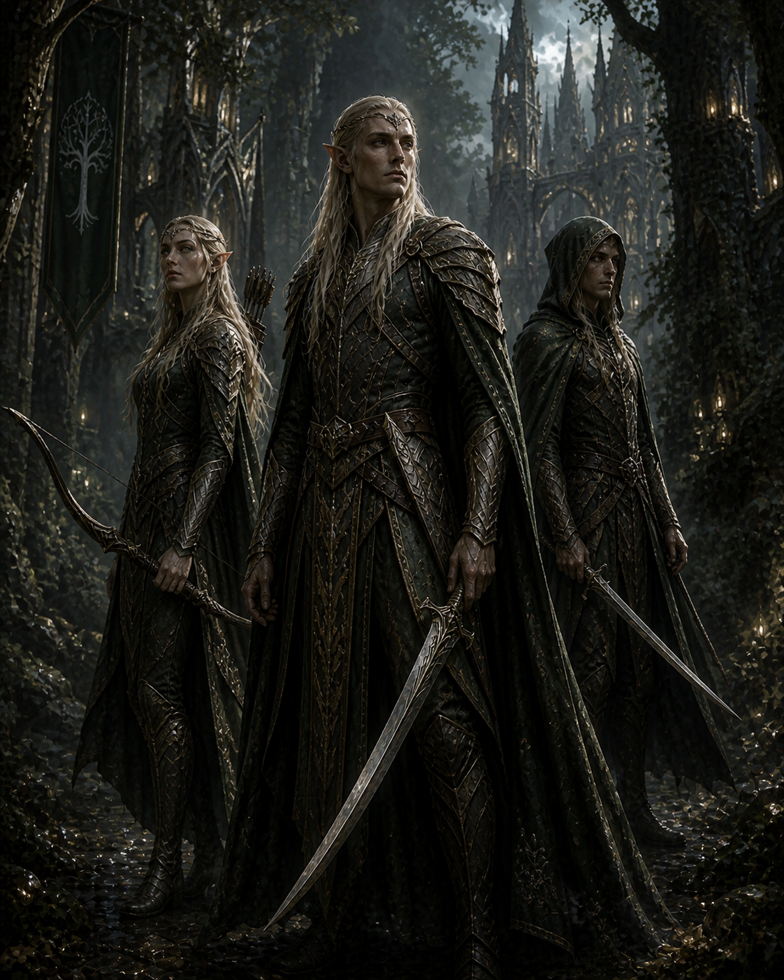 Elves lore artwork